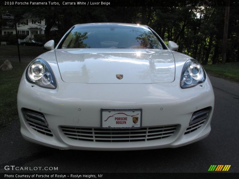 Carrara White / Luxor Beige 2010 Porsche Panamera Turbo