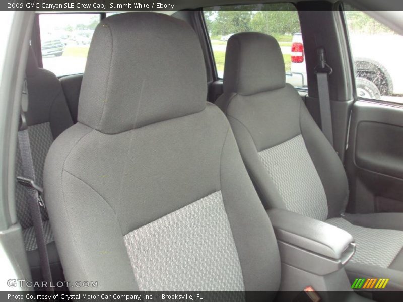 Summit White / Ebony 2009 GMC Canyon SLE Crew Cab