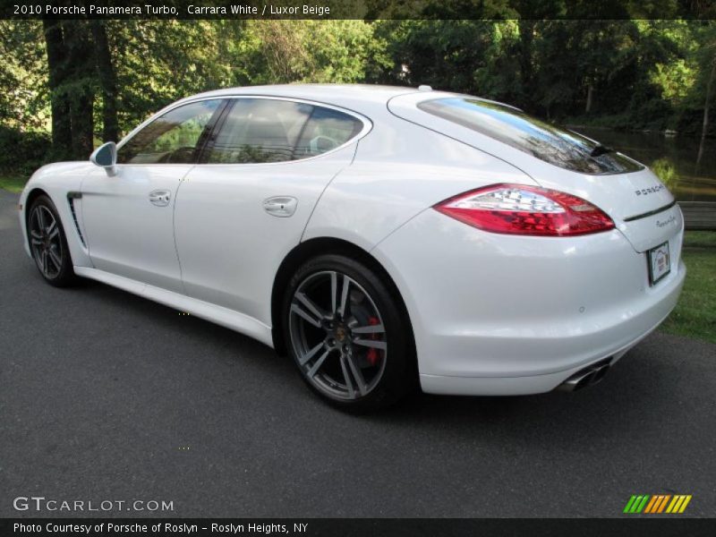 Carrara White / Luxor Beige 2010 Porsche Panamera Turbo