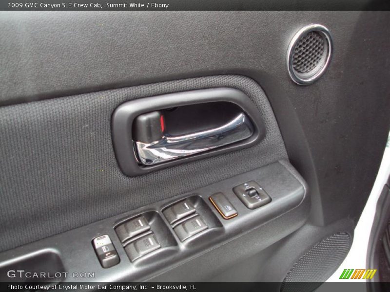 Summit White / Ebony 2009 GMC Canyon SLE Crew Cab