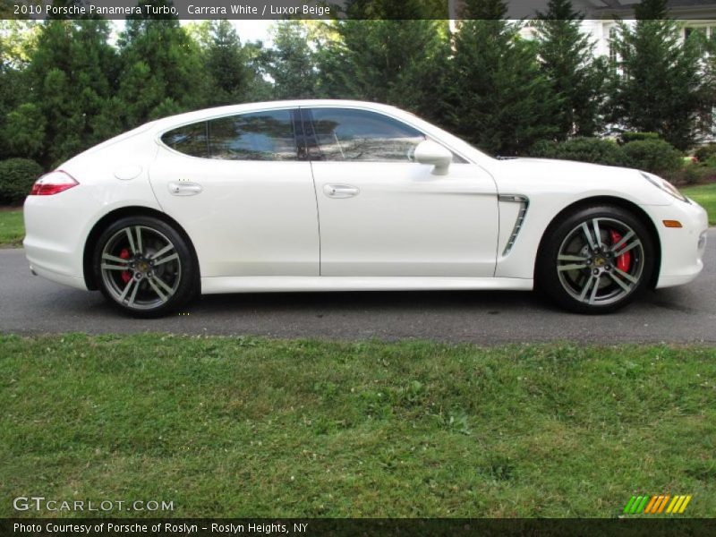 Carrara White / Luxor Beige 2010 Porsche Panamera Turbo
