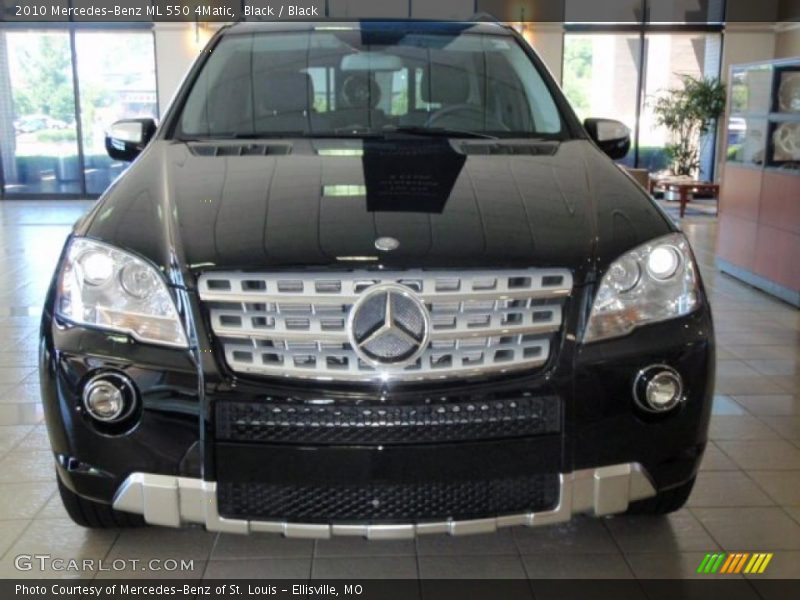 Black / Black 2010 Mercedes-Benz ML 550 4Matic