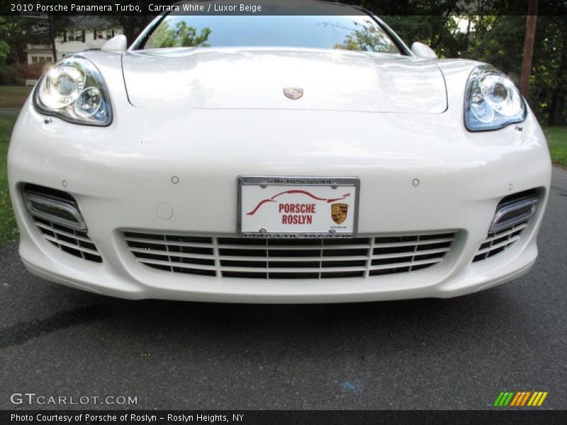 Carrara White / Luxor Beige 2010 Porsche Panamera Turbo