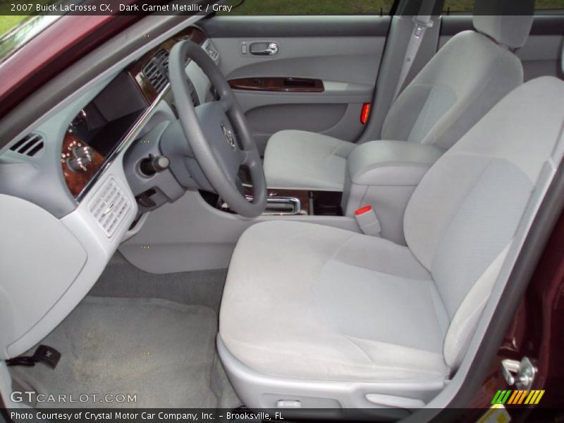 Dark Garnet Metallic / Gray 2007 Buick LaCrosse CX