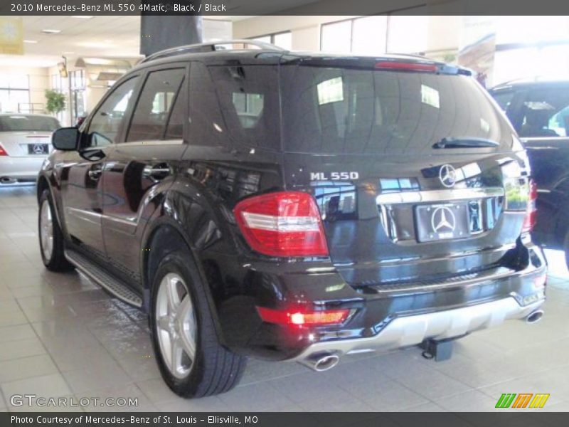 Black / Black 2010 Mercedes-Benz ML 550 4Matic