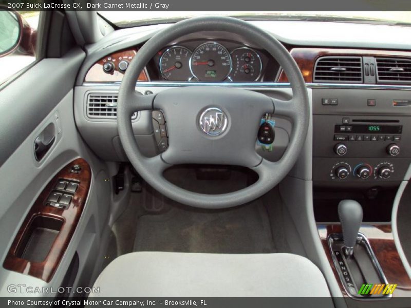 Dark Garnet Metallic / Gray 2007 Buick LaCrosse CX