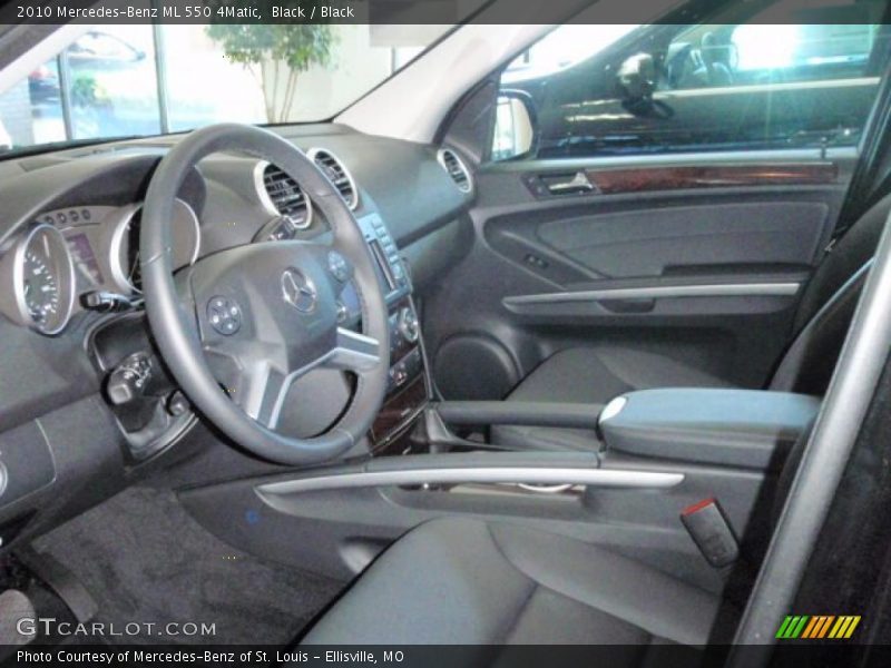 Black / Black 2010 Mercedes-Benz ML 550 4Matic