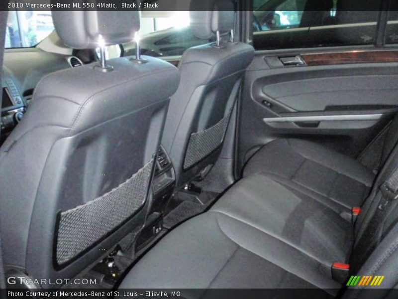 Black / Black 2010 Mercedes-Benz ML 550 4Matic