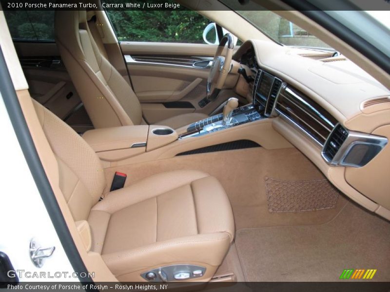 Carrara White / Luxor Beige 2010 Porsche Panamera Turbo