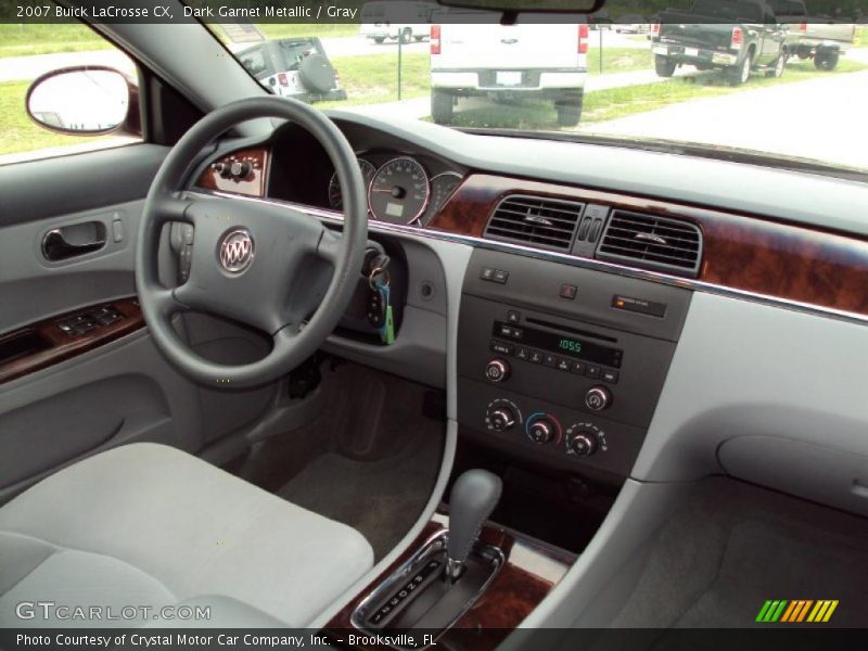 Dark Garnet Metallic / Gray 2007 Buick LaCrosse CX