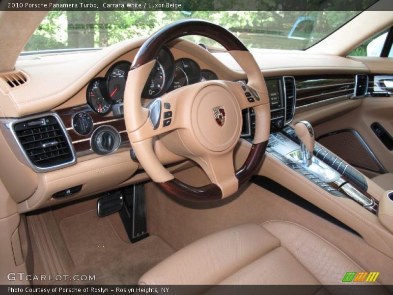 Carrara White / Luxor Beige 2010 Porsche Panamera Turbo