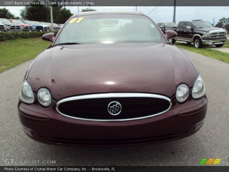 Dark Garnet Metallic / Gray 2007 Buick LaCrosse CX