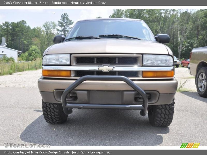 Sandalwood Metallic / Medium Gray 2003 Chevrolet Blazer LS 4x4