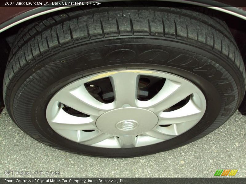 Dark Garnet Metallic / Gray 2007 Buick LaCrosse CX