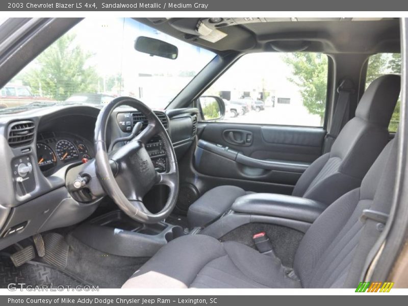 Sandalwood Metallic / Medium Gray 2003 Chevrolet Blazer LS 4x4