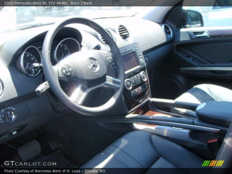 Black / Black 2010 Mercedes-Benz ML 350 4Matic