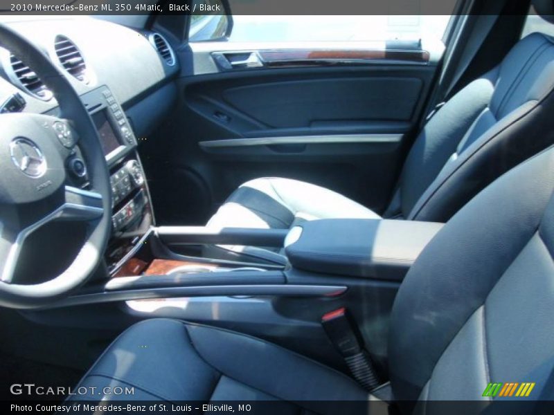 Black / Black 2010 Mercedes-Benz ML 350 4Matic