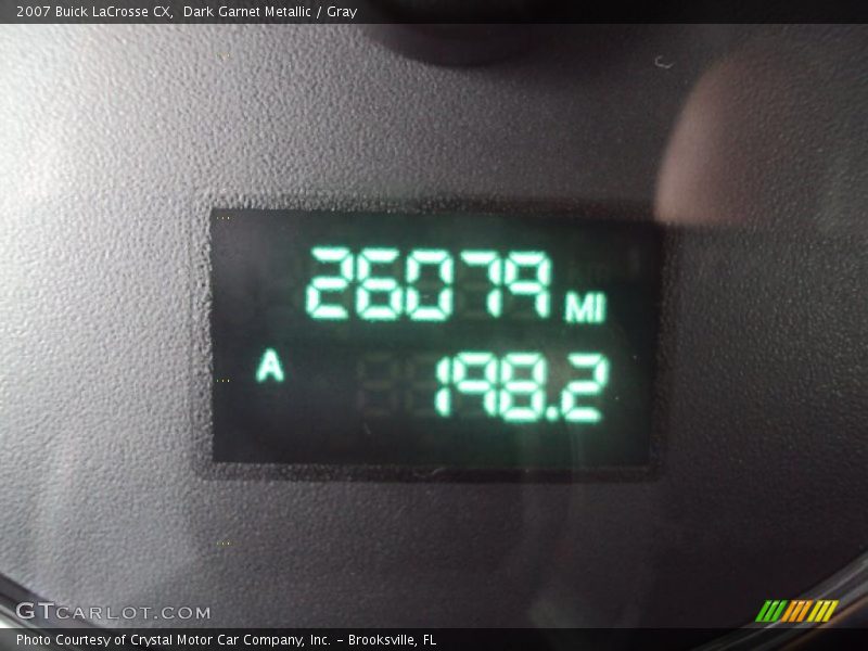 Dark Garnet Metallic / Gray 2007 Buick LaCrosse CX