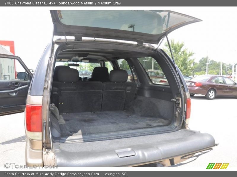 Sandalwood Metallic / Medium Gray 2003 Chevrolet Blazer LS 4x4