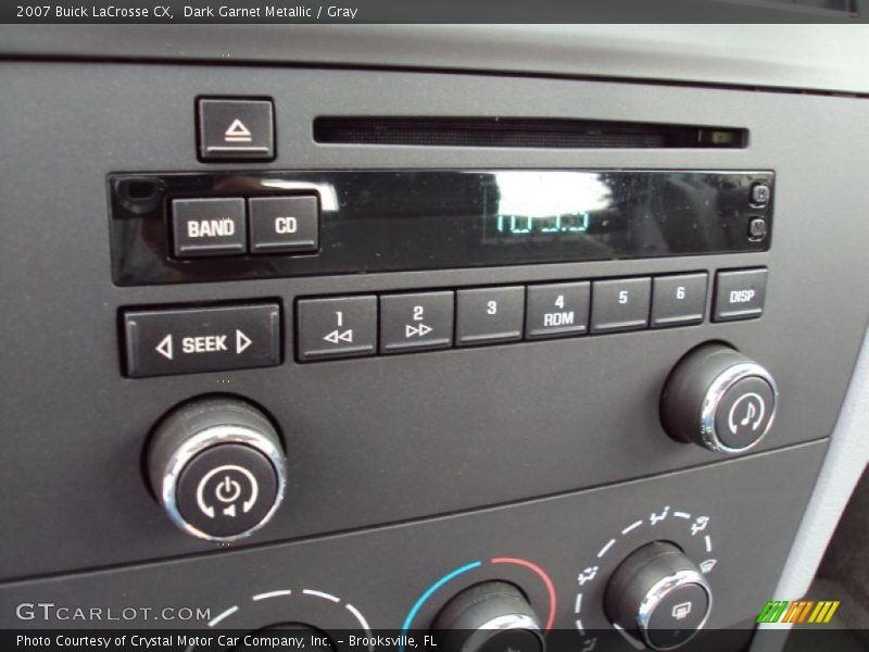 Dark Garnet Metallic / Gray 2007 Buick LaCrosse CX