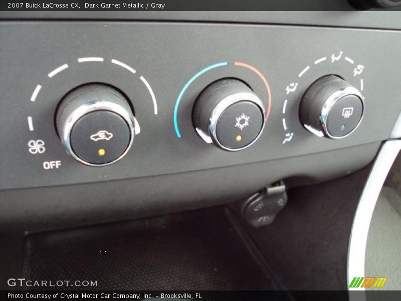 Dark Garnet Metallic / Gray 2007 Buick LaCrosse CX