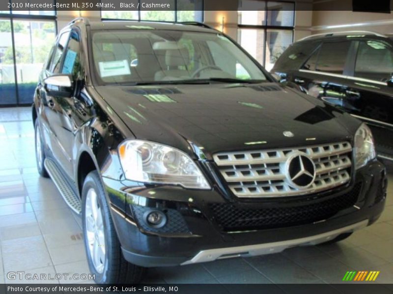 Black / Cashmere 2010 Mercedes-Benz ML 350 4Matic