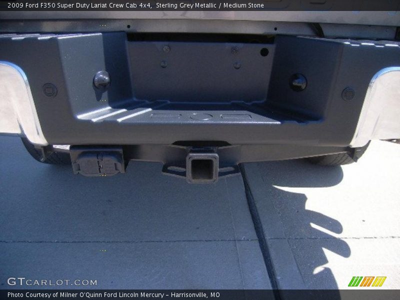 Sterling Grey Metallic / Medium Stone 2009 Ford F350 Super Duty Lariat Crew Cab 4x4
