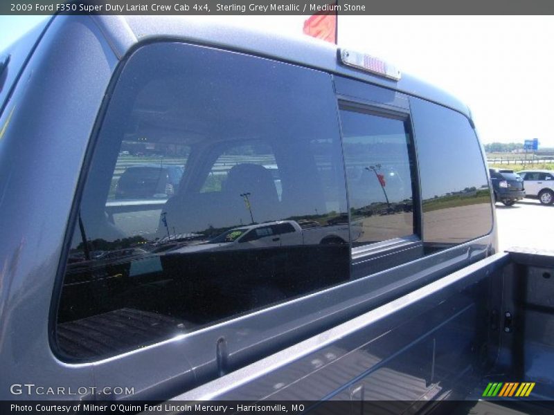 Sterling Grey Metallic / Medium Stone 2009 Ford F350 Super Duty Lariat Crew Cab 4x4