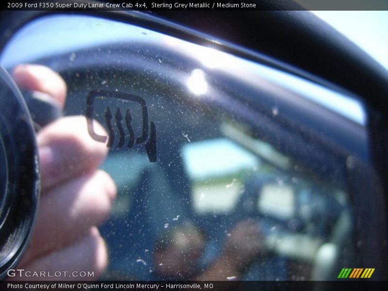 Sterling Grey Metallic / Medium Stone 2009 Ford F350 Super Duty Lariat Crew Cab 4x4