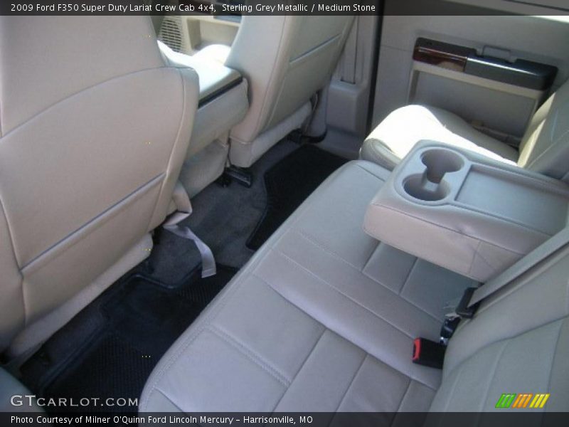 Sterling Grey Metallic / Medium Stone 2009 Ford F350 Super Duty Lariat Crew Cab 4x4