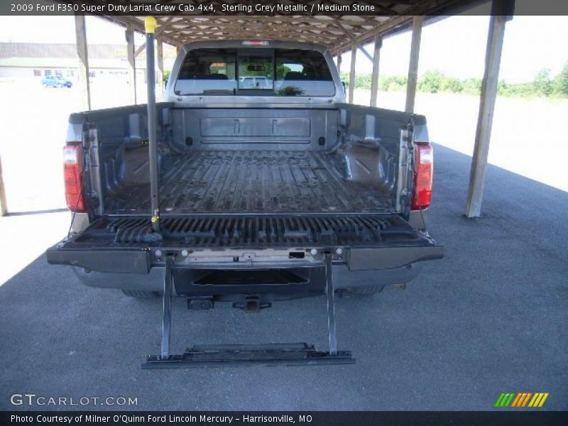 Sterling Grey Metallic / Medium Stone 2009 Ford F350 Super Duty Lariat Crew Cab 4x4