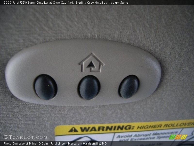 Sterling Grey Metallic / Medium Stone 2009 Ford F350 Super Duty Lariat Crew Cab 4x4