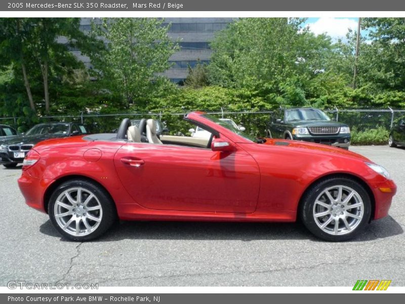 Mars Red / Beige 2005 Mercedes-Benz SLK 350 Roadster