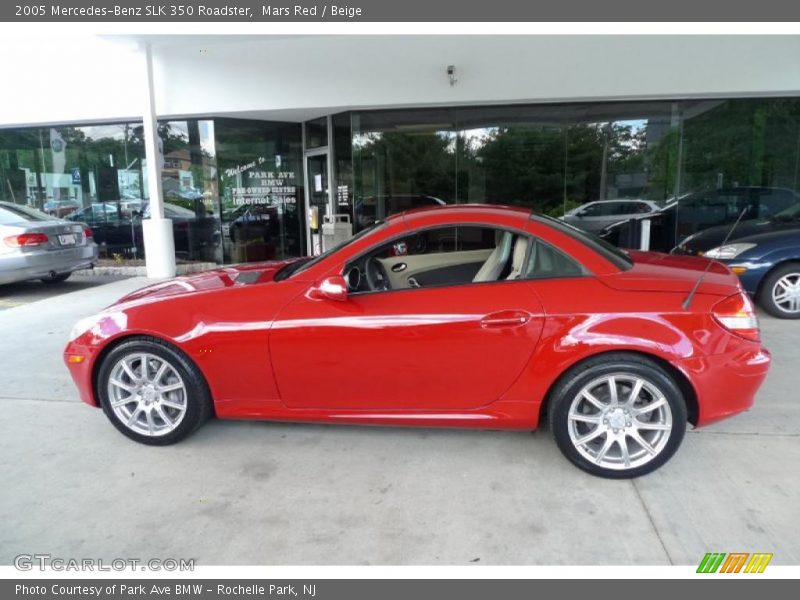 Mars Red / Beige 2005 Mercedes-Benz SLK 350 Roadster