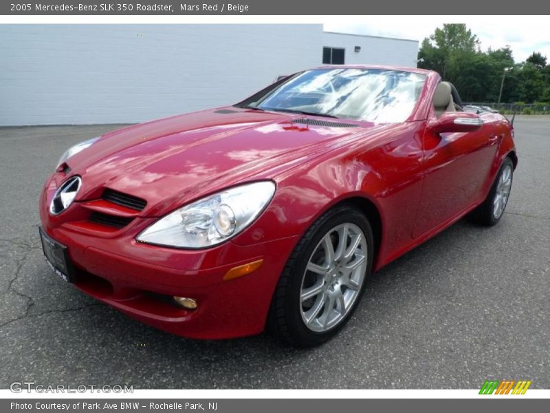 Mars Red / Beige 2005 Mercedes-Benz SLK 350 Roadster