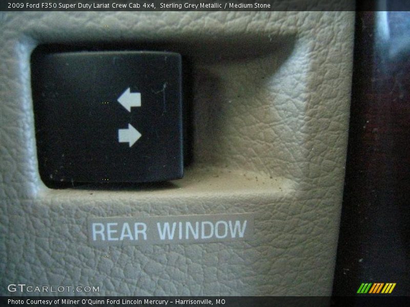 Sterling Grey Metallic / Medium Stone 2009 Ford F350 Super Duty Lariat Crew Cab 4x4