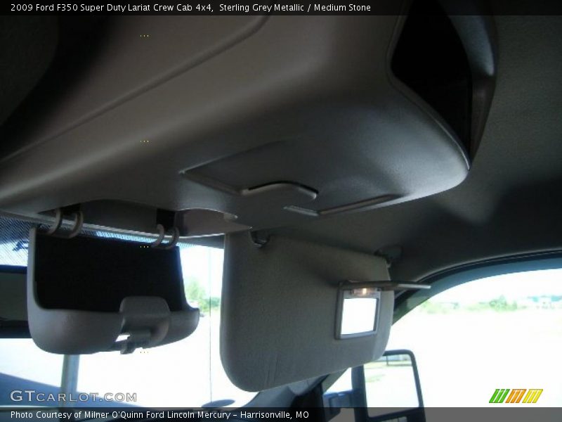 Sterling Grey Metallic / Medium Stone 2009 Ford F350 Super Duty Lariat Crew Cab 4x4