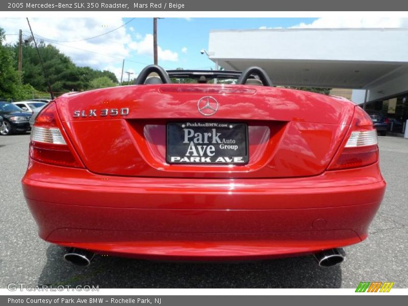 Mars Red / Beige 2005 Mercedes-Benz SLK 350 Roadster