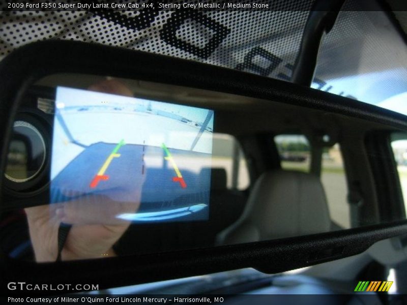 Sterling Grey Metallic / Medium Stone 2009 Ford F350 Super Duty Lariat Crew Cab 4x4