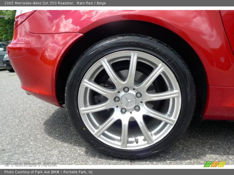 Mars Red / Beige 2005 Mercedes-Benz SLK 350 Roadster