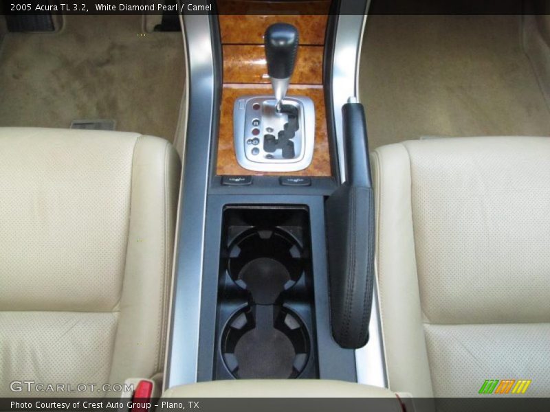 White Diamond Pearl / Camel 2005 Acura TL 3.2