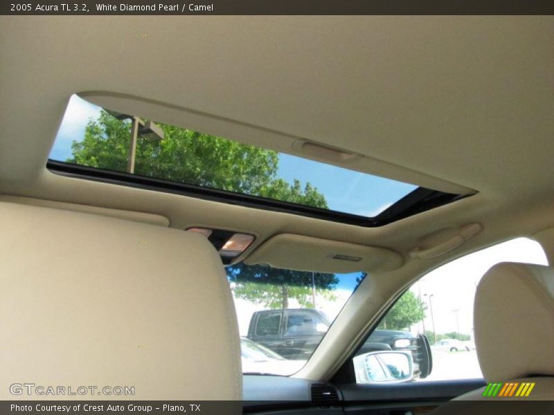 White Diamond Pearl / Camel 2005 Acura TL 3.2