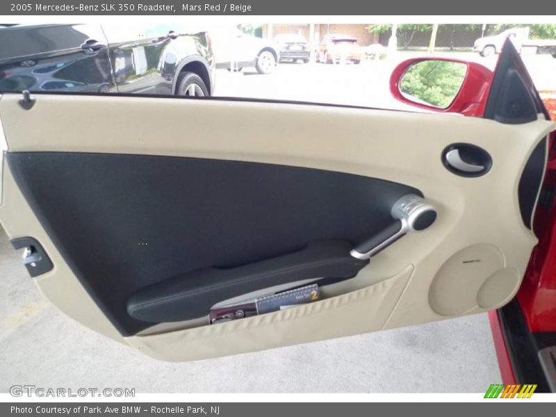 Mars Red / Beige 2005 Mercedes-Benz SLK 350 Roadster