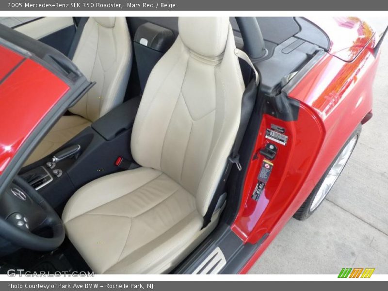 Mars Red / Beige 2005 Mercedes-Benz SLK 350 Roadster
