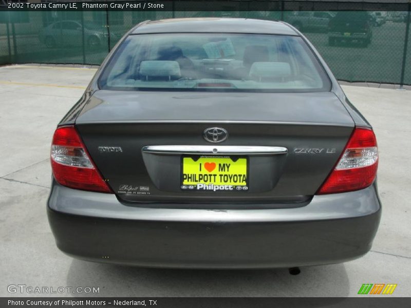 Phantom Gray Pearl / Stone 2002 Toyota Camry LE