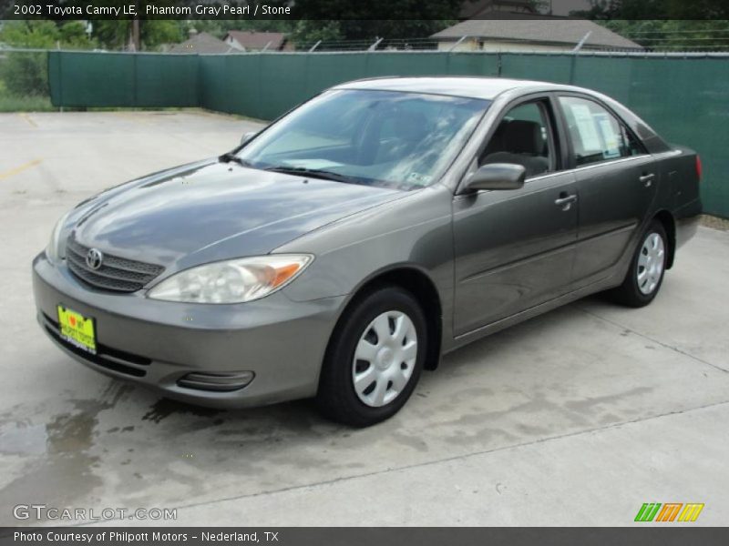 Phantom Gray Pearl / Stone 2002 Toyota Camry LE