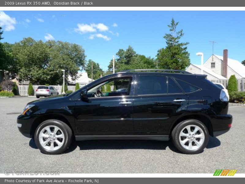 Obsidian Black / Black 2009 Lexus RX 350 AWD