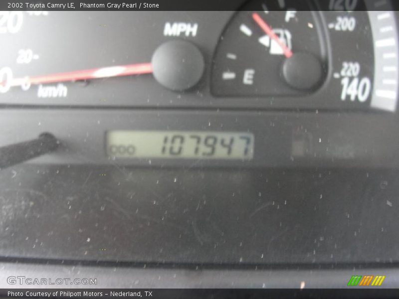 Phantom Gray Pearl / Stone 2002 Toyota Camry LE