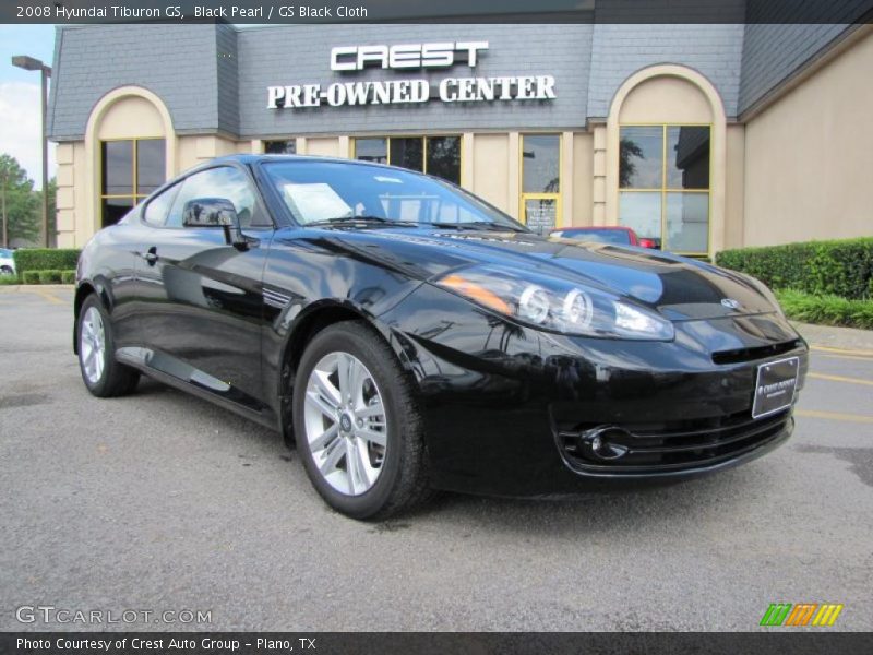 Black Pearl / GS Black Cloth 2008 Hyundai Tiburon GS