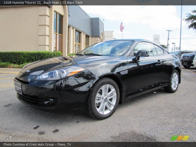 Black Pearl / GS Black Cloth 2008 Hyundai Tiburon GS